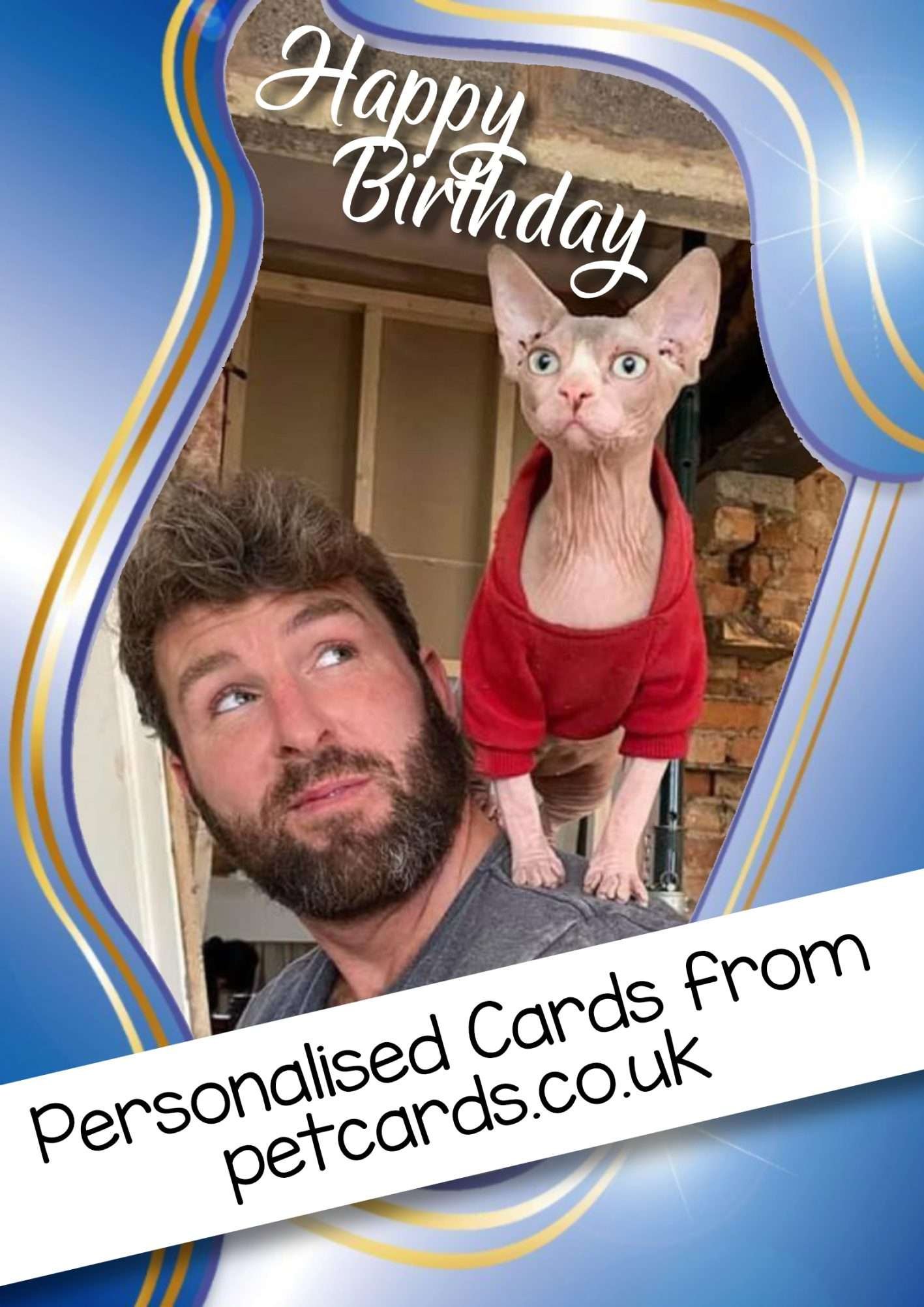 Personalisedgreetings cards of pets from Pet Cards