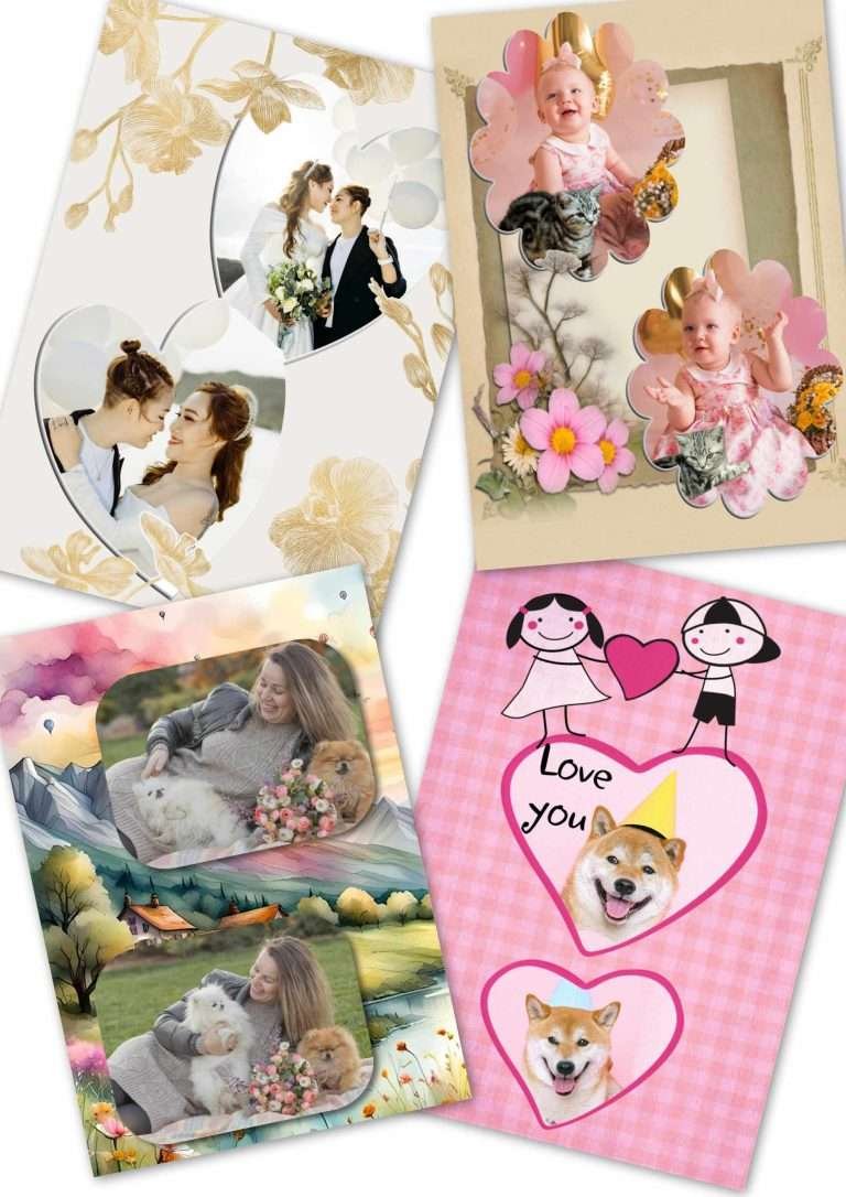 Personalised Pet Cards Template Samples