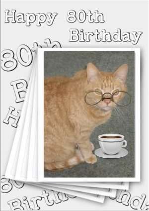 Special age birthday card from Pet Cards