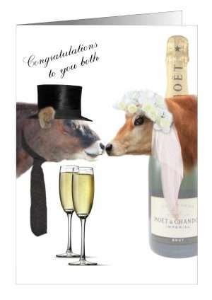 Cow Wedding Cards from Pet Cards