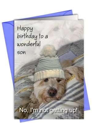 Birthday card son from Pet Cards