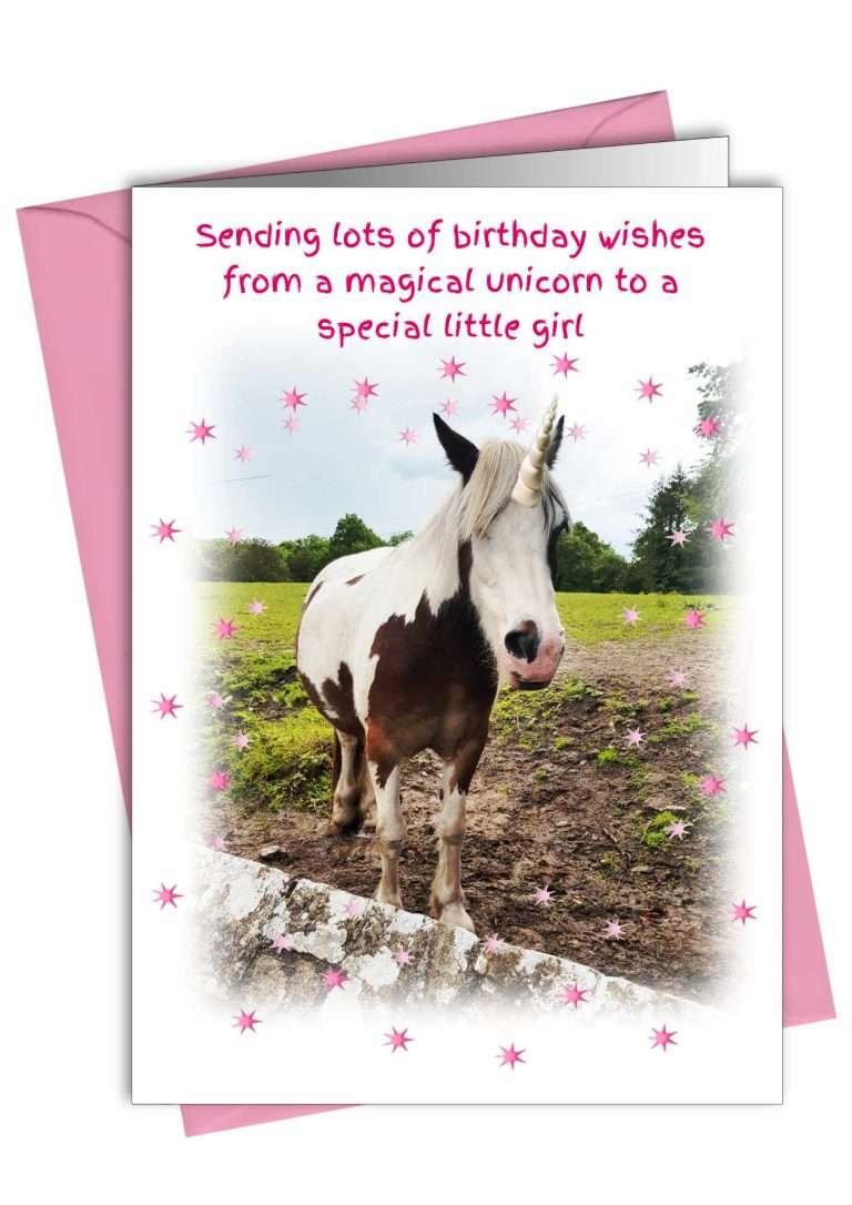 Unicorn Birthday Card