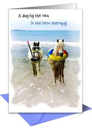 Just Because Horse Greetings Cards